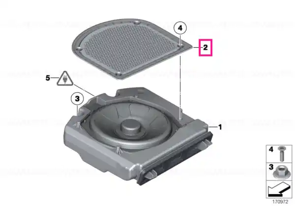 Reduceri Ornament difuzor central - BMW