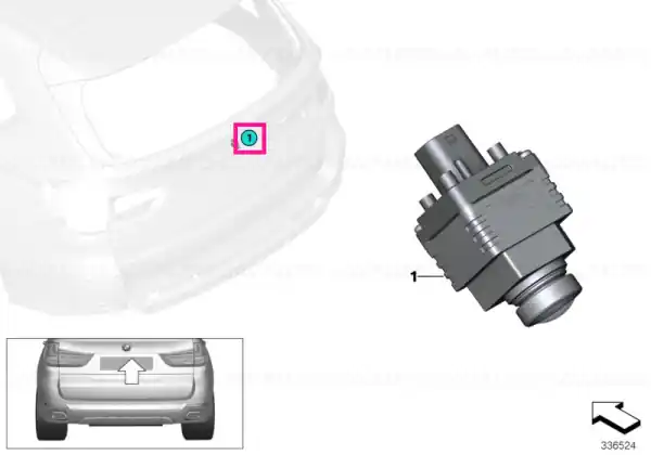 Reversing camera - BMW Calitate înaltă