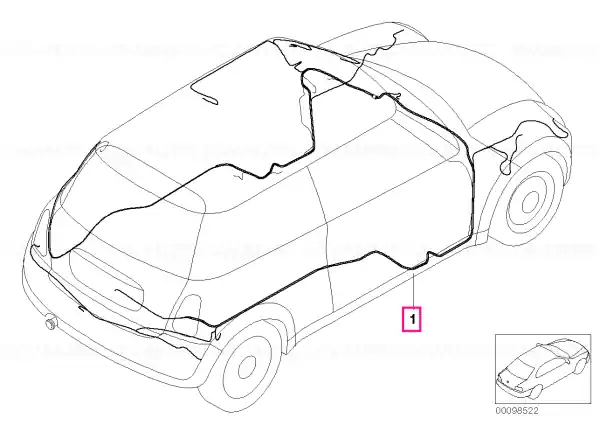 Main wiring harness - BMW - Mini Ieftin