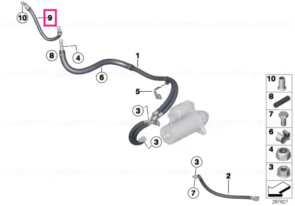 Connecting line - BMW Livrare rapidă
