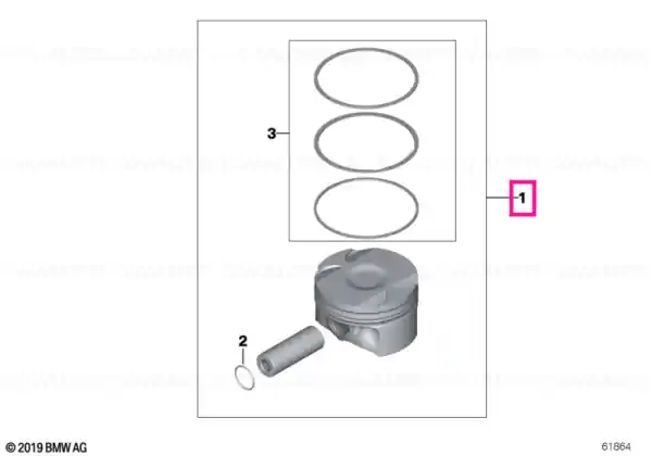 Ofertă specială Piston (+0,25) - BMW