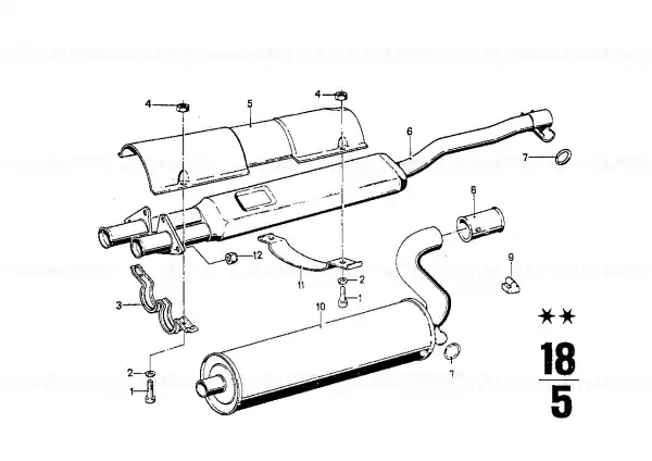 Front silencer - BMW Reducere de preț