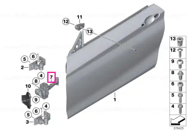 Front door brake - BMW Super ofertă