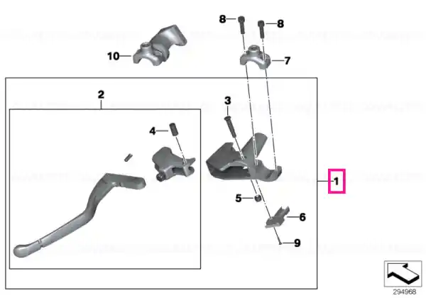 Levier ambreiaj reglabil - BMW Motorrad Ofertă limitată