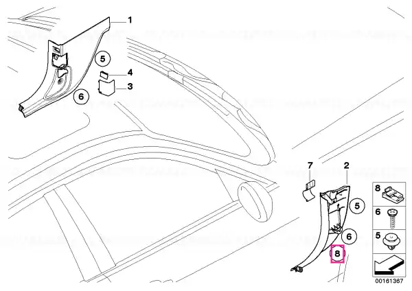 Retur gratuit Spacer left - BMW
