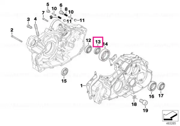 Etanșare arbore ieșire 25X40X7 - BMW Motorrad Plată securizată
