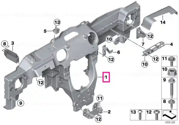 Carrier instrument panel - BMW - Mini Noutate