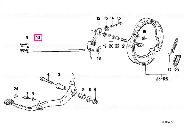 Retur gratuit Pull rod - BMW Motorrad
