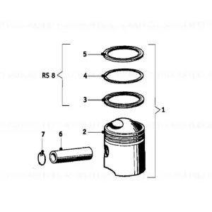 Ultima șansă Piston FÜR ZYL.69,00 - BMW Motorrad