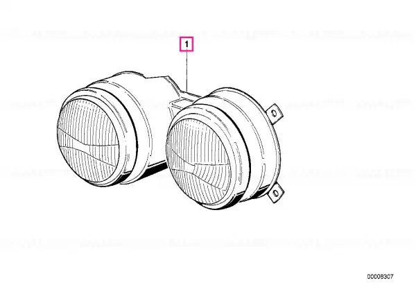 Twin headlight right - BMW Cumpără acum