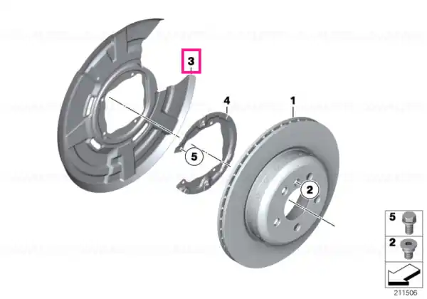 Protection plate left - BMW Chilipir