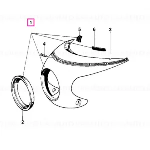 Acoperire cockpit grunduit - BMW Motorrad Calitate înaltă