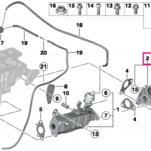 Valva/Supapa EGR - Mini Cabrio R57, Clubman R55, Countryman R60, Coupe R58, Paceman R61, Roadster R59, R56 Ieftin