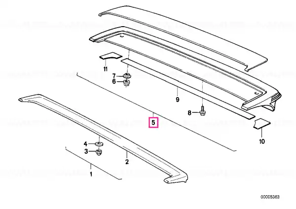 Cumpără acum Installing set rear spoiler M TECHNIC - BMW