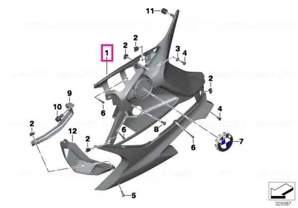 Lower fairing panel, right - BMW Motorrad Ultima șansă
