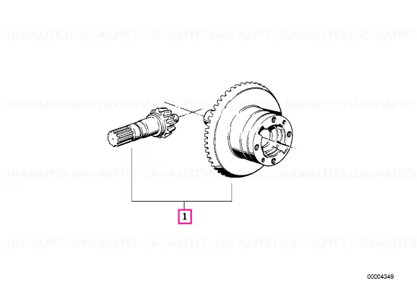 Mai ieftin Set angrenaj coroniță I=31:11=2,82 - BMW Motorrad