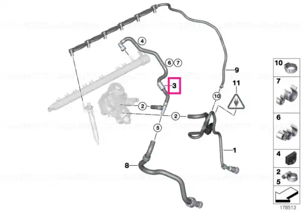Mai ieftin Fuel return line - BMW