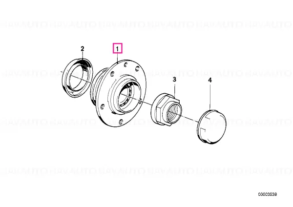 Wheel hub - BMW Calitate înaltă