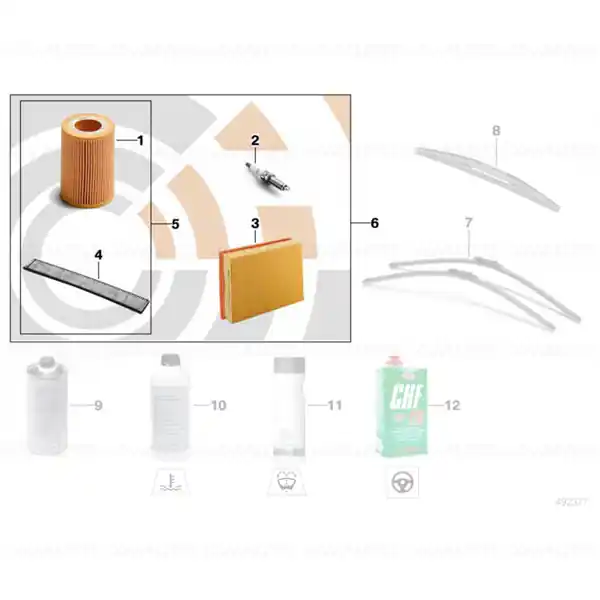 Noutate Kit de revizie II Value Parts BMW Seria 5 E60, E61 - 523i,525i, 530i, 530xi; Seria 6 E63, E64 - 630i