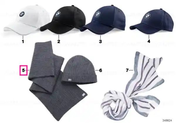 Cumpără online BMW scarf, unisex GREY,ONE-SIZE