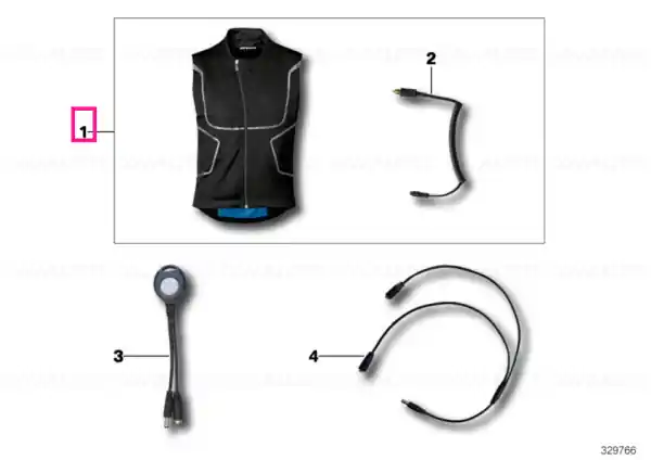 Reducere Heated vest HeatUp XXXL - BMW Motorrad