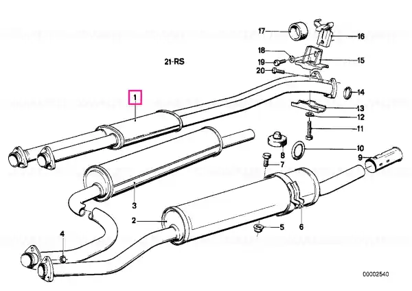 Front silencer - BMW Livrare expres
