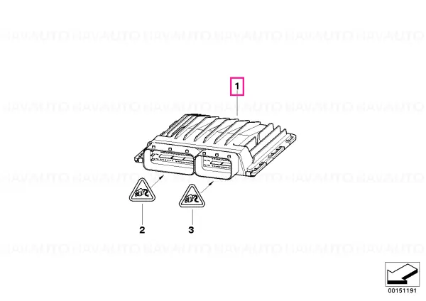 Programmed DME control unit MS5150 - BMW - Mini Livrare gratuită