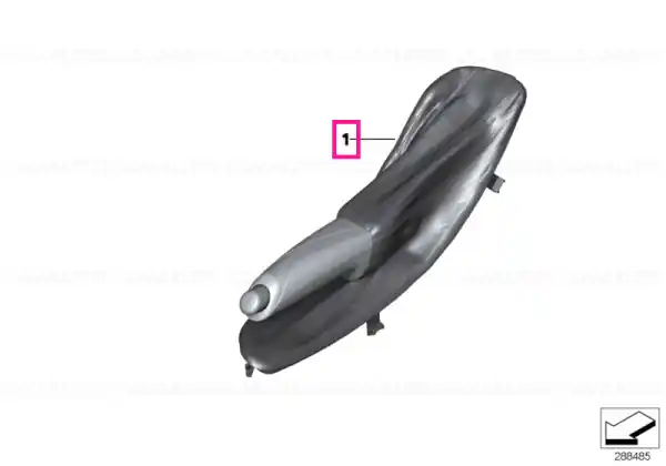 Parking brake handle with Alcantara boot M PERFORMANCE - BMW Doar azi