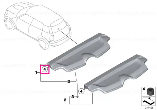 Rubber element D19MM - BMW - Mini Cumpără online