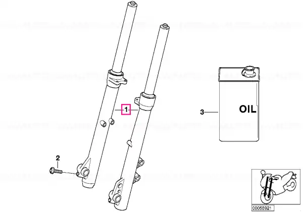 Reducere specială Fork leg left - BMW Motorrad