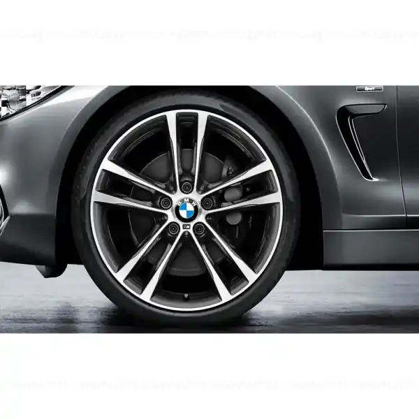 Janta aliaj usor - M Performance Double Spoke 598M - Gri (Orbitgrey) - 9Jx19 ET:42 - BMW Seria 3 F34 GT - punte spate Livrare expres