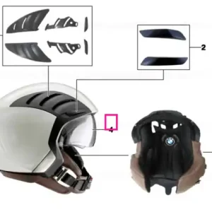 Visor, helmet Airflow 2, tinted 52/53,54/55 ECE - BMW Motorrad Preț mic