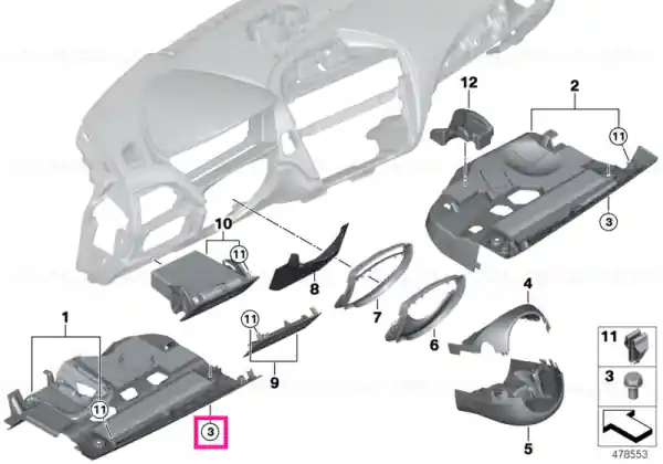 Șurub hex M6X16 ZNNIV SW - BMW Ofertă de sezon