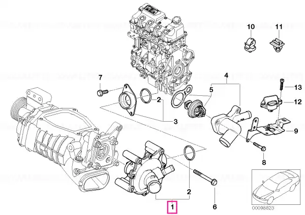 Ofertă limitată Pompă răcire mecanică - BMW - Mini