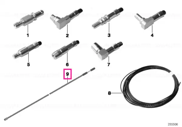 Livrare expres Cablu reparație Bluetooth aerian L=1695MM L= 1695MM - BMW