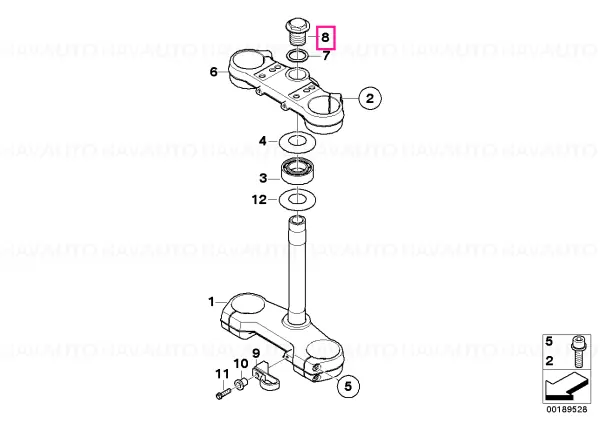 Livrare gratuită Șurub reglare M20X1,5 - BMW Motorrad