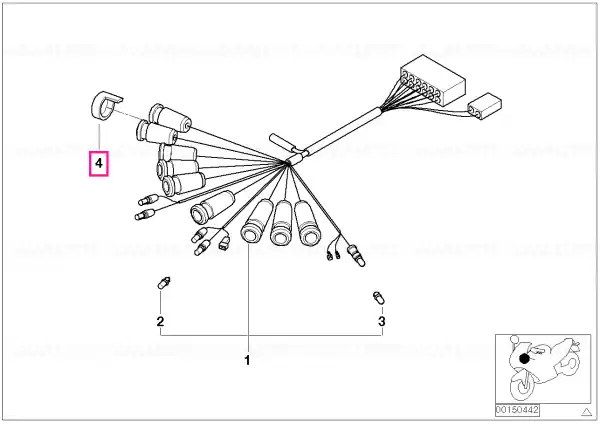Control symbol "left indicator" - BMW Motorrad Retur ușor