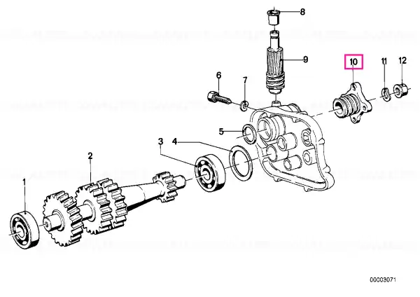 Plată sigură Drive flange - BMW Motorrad
