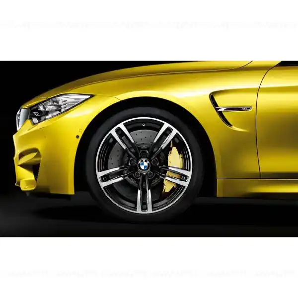Preț mic Janta aliaj usor - M Performance Double Spoke 437M - Bicolor Negru/Argintiu (Jet Black Sol. Paint) - 9Jx19 ET:29 - BMW Seria 2 F87 M2, Seria 3 F80 M3, Seria 4 F82 F83 M4 - punte fata