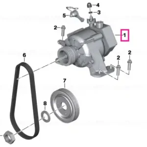 Alternator 60A BOSCH GCM1 - BMW Motorrad Livrare rapidă