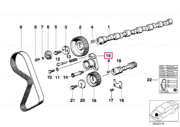 Noutate Adjusting pulley - BMW