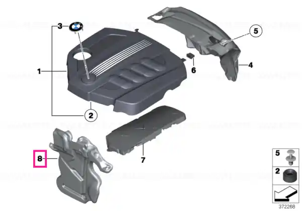 Capac acustic fata - BMW Retur gratuit