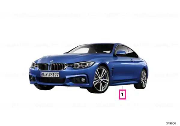Calitate înaltă BMW Miniature 1:43 4-Series Coupe F32 SAPPHIRE BLACK