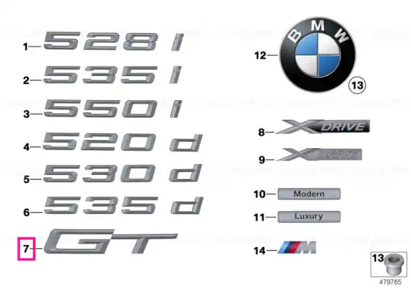 Ultima șansă Lettering - GT - - BMW