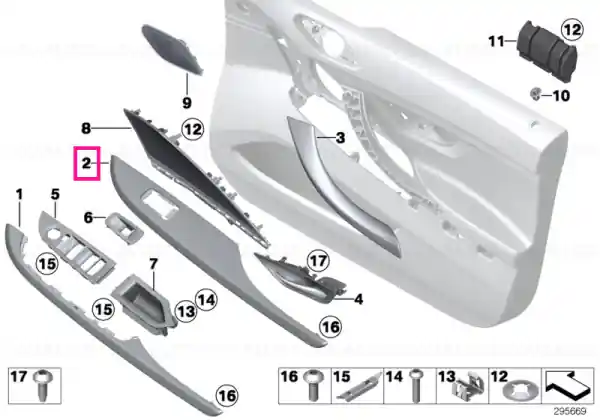 Ornament ușă Carbon dreapta - BMW Super ofertă