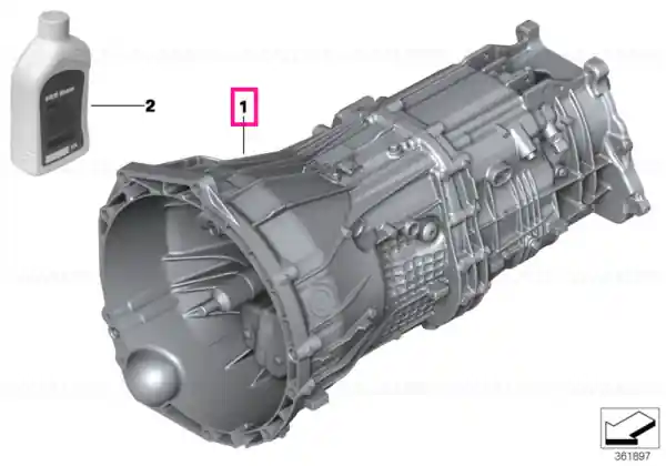 Livrare rapidă Schimbător 6 trepte GS6X45DZ - TH6I - BMW