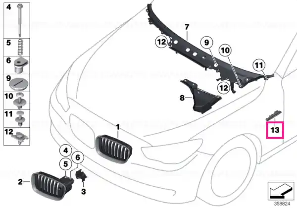 Right finisher - BMW Retur gratuit