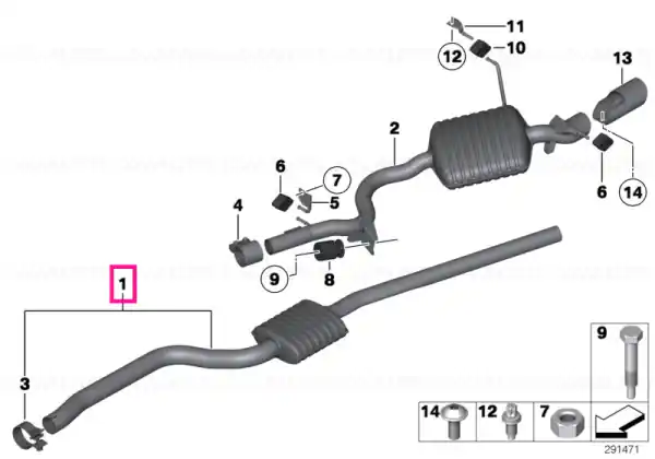 Reduceri Front silencer - BMW